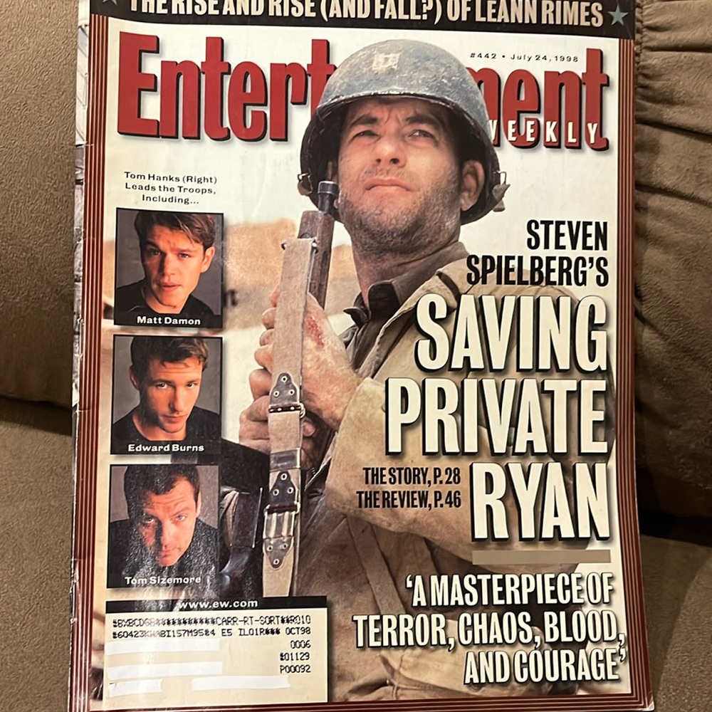 Entertainment Weekly magazine 7/24/98